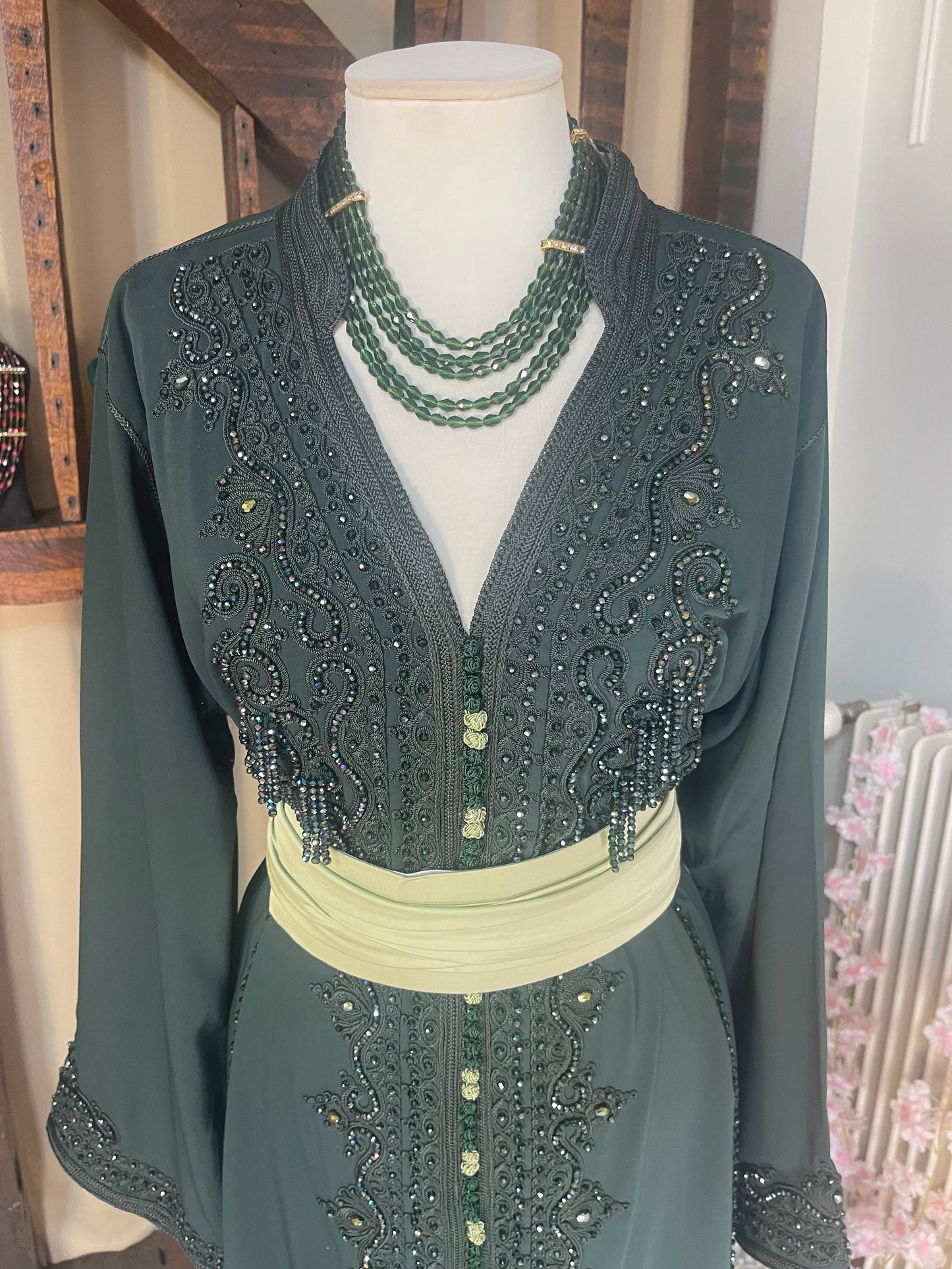 Caftan Mounassaba Vert