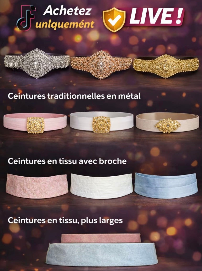 Ceinture en LIVE