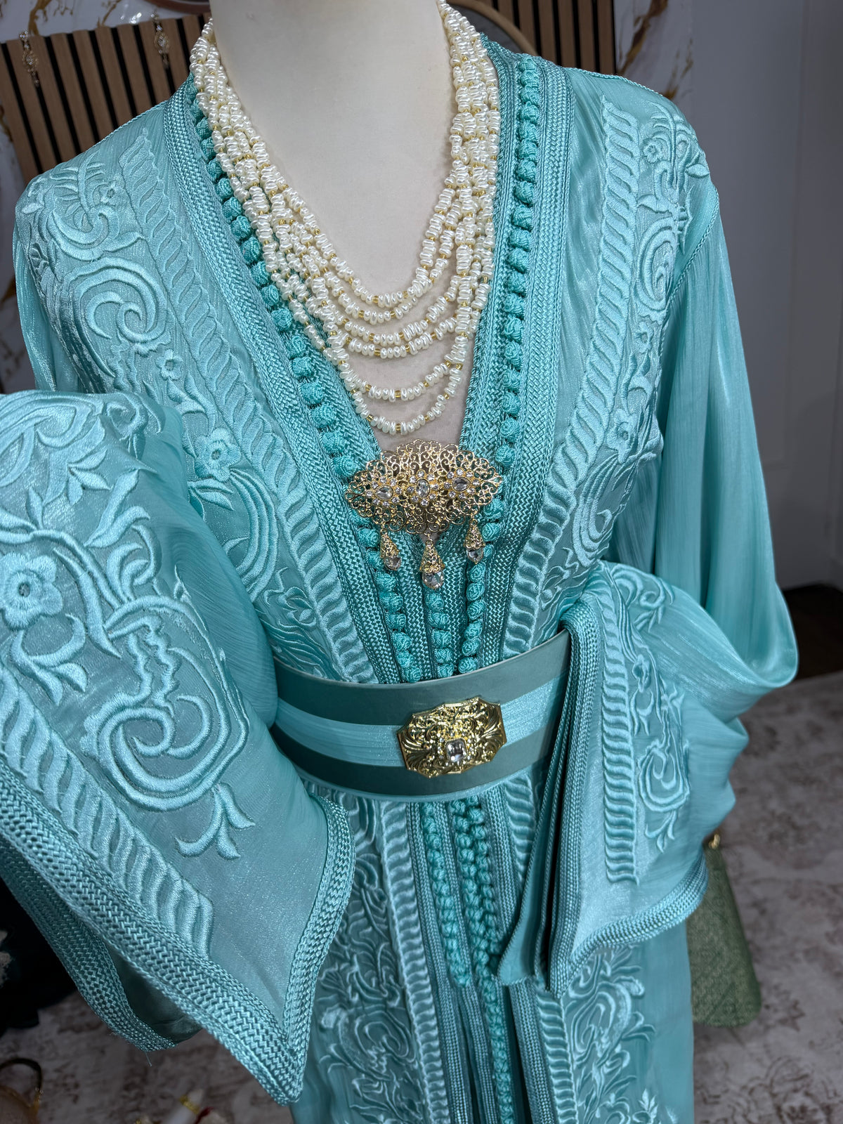 Organza brodée