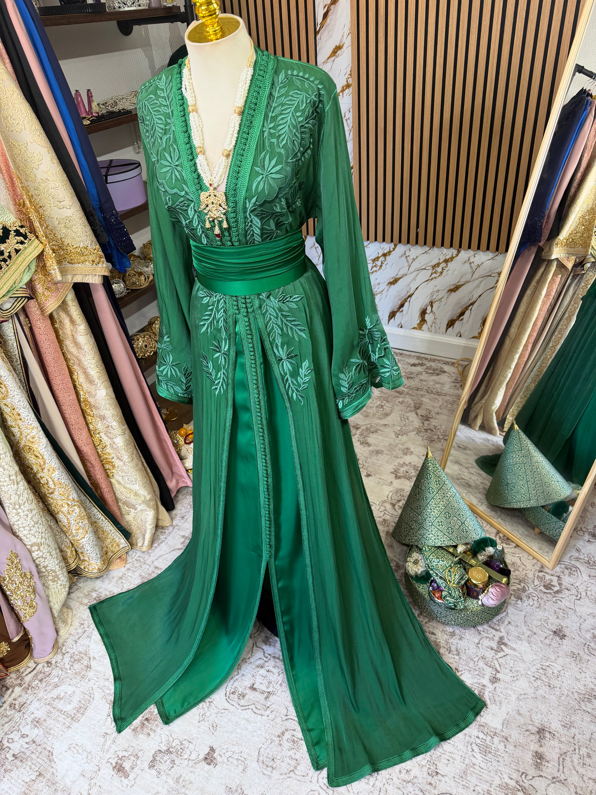 Organza brodée