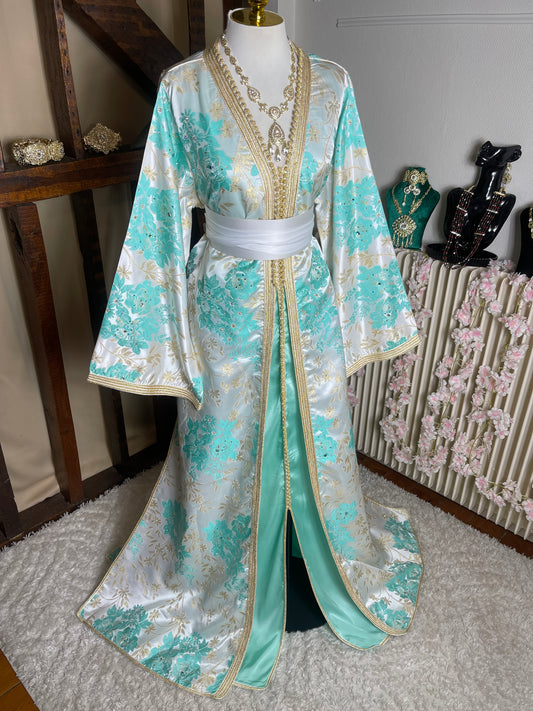 Takchita Brocart Turquoise