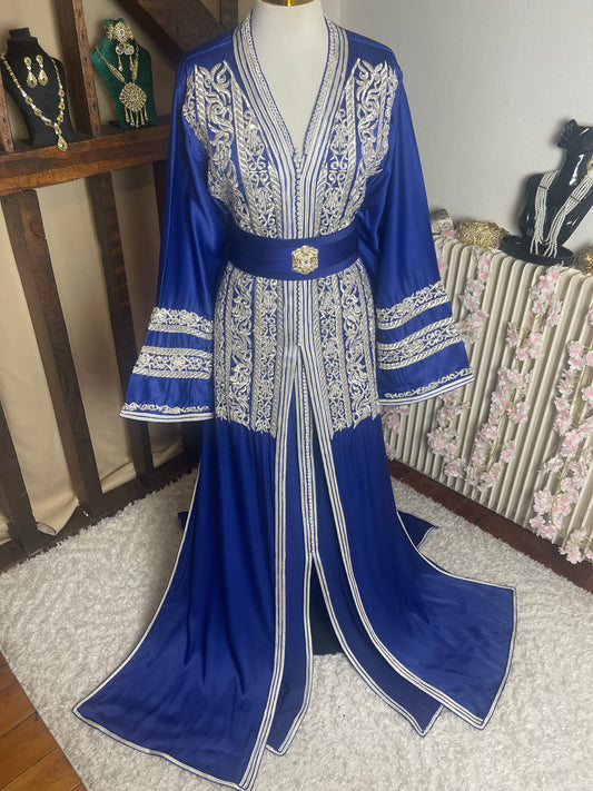 Drap de soie Bleu Roi