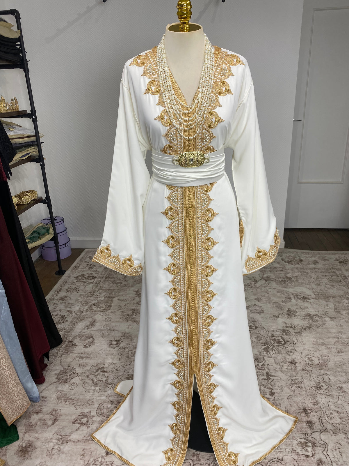 Caftan blanc