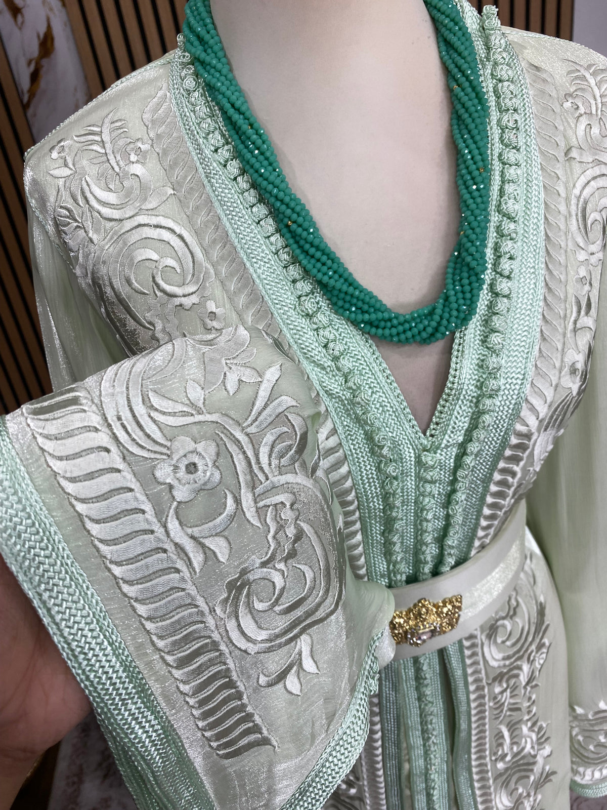 Organza brodée