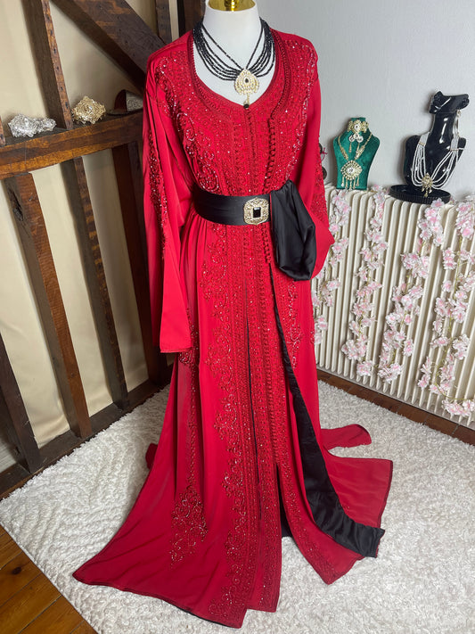 Takchita Perlée Rouge 🖤