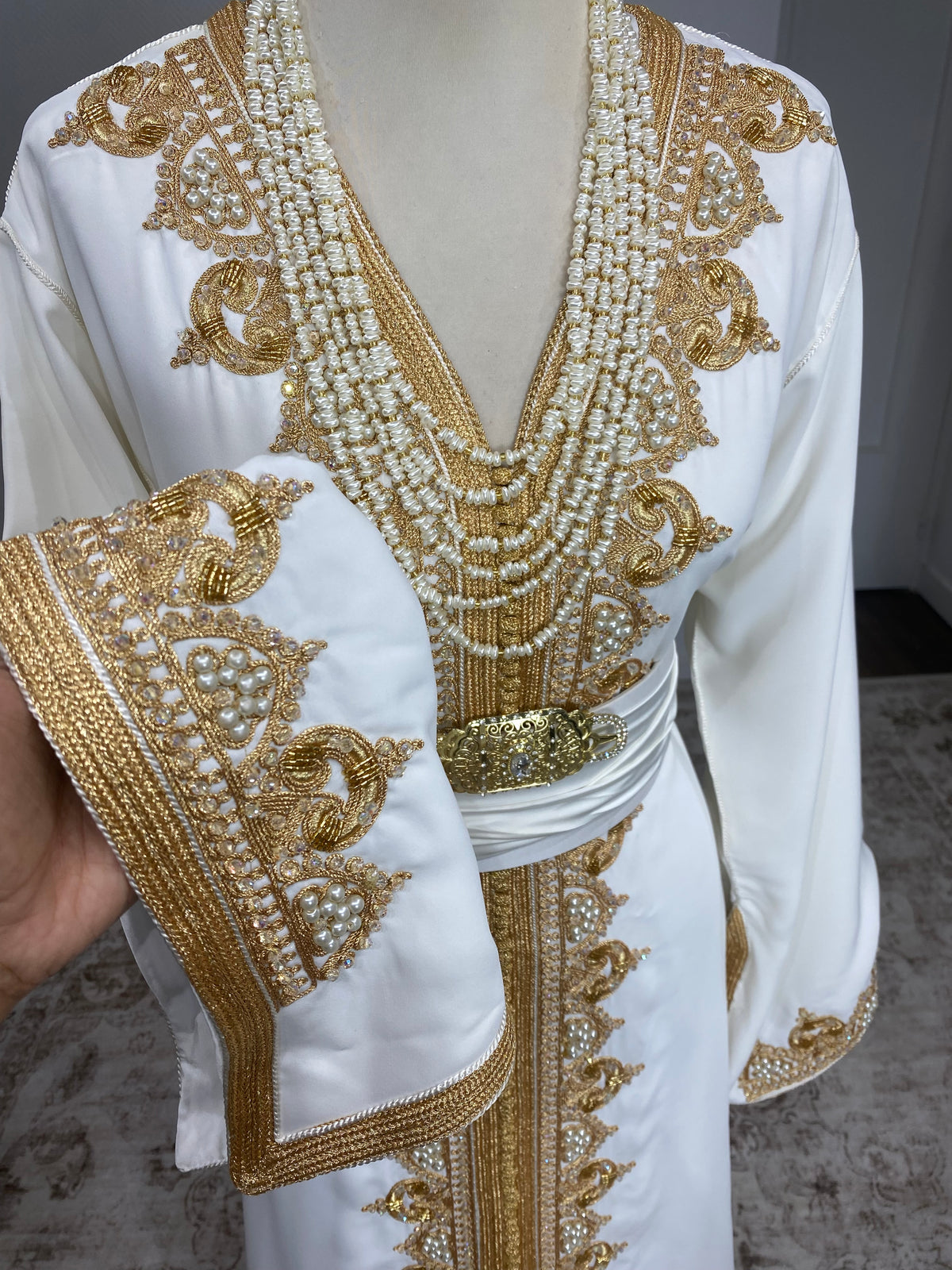 Caftan blanc