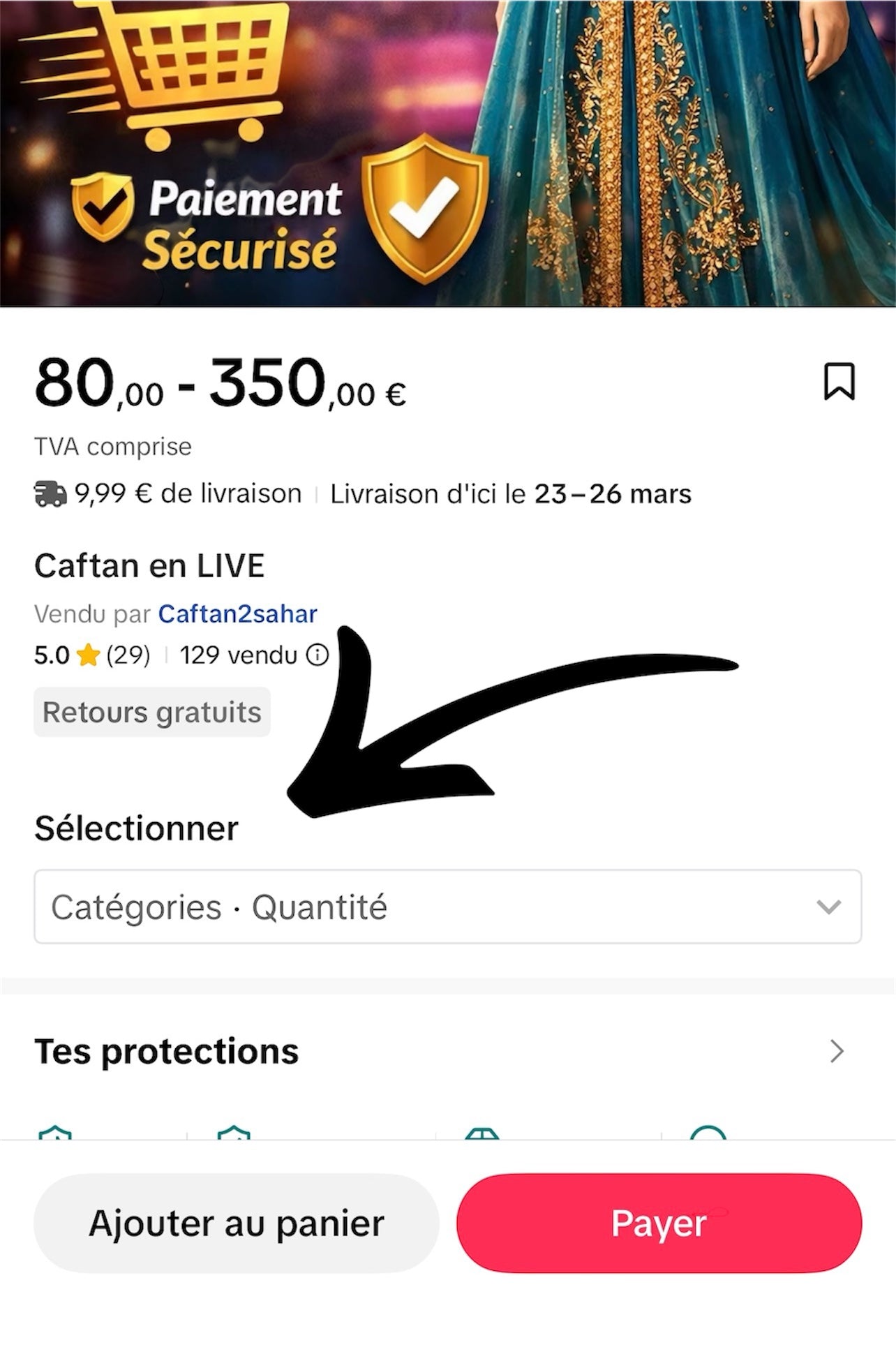 Caftan en LIVE