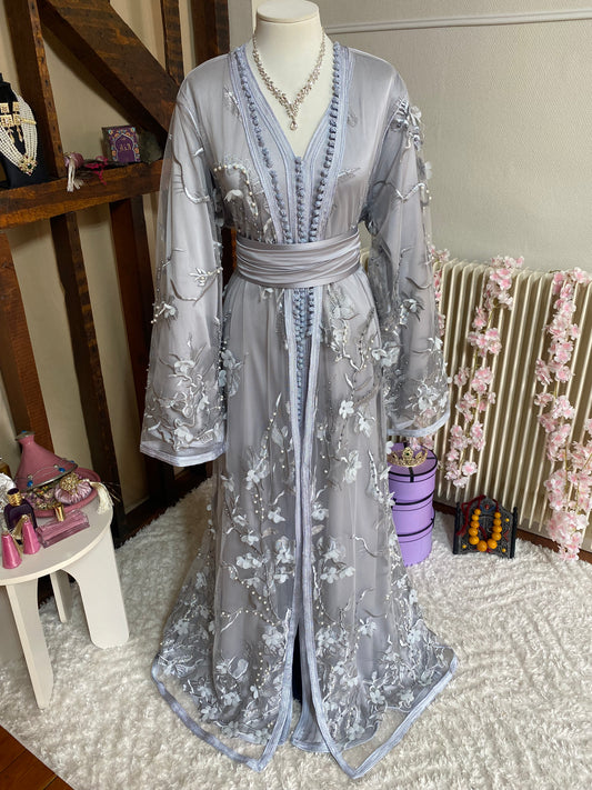 Takchita Tulle Grise