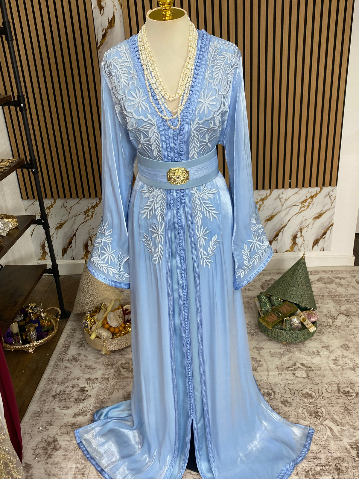 Organza brodée