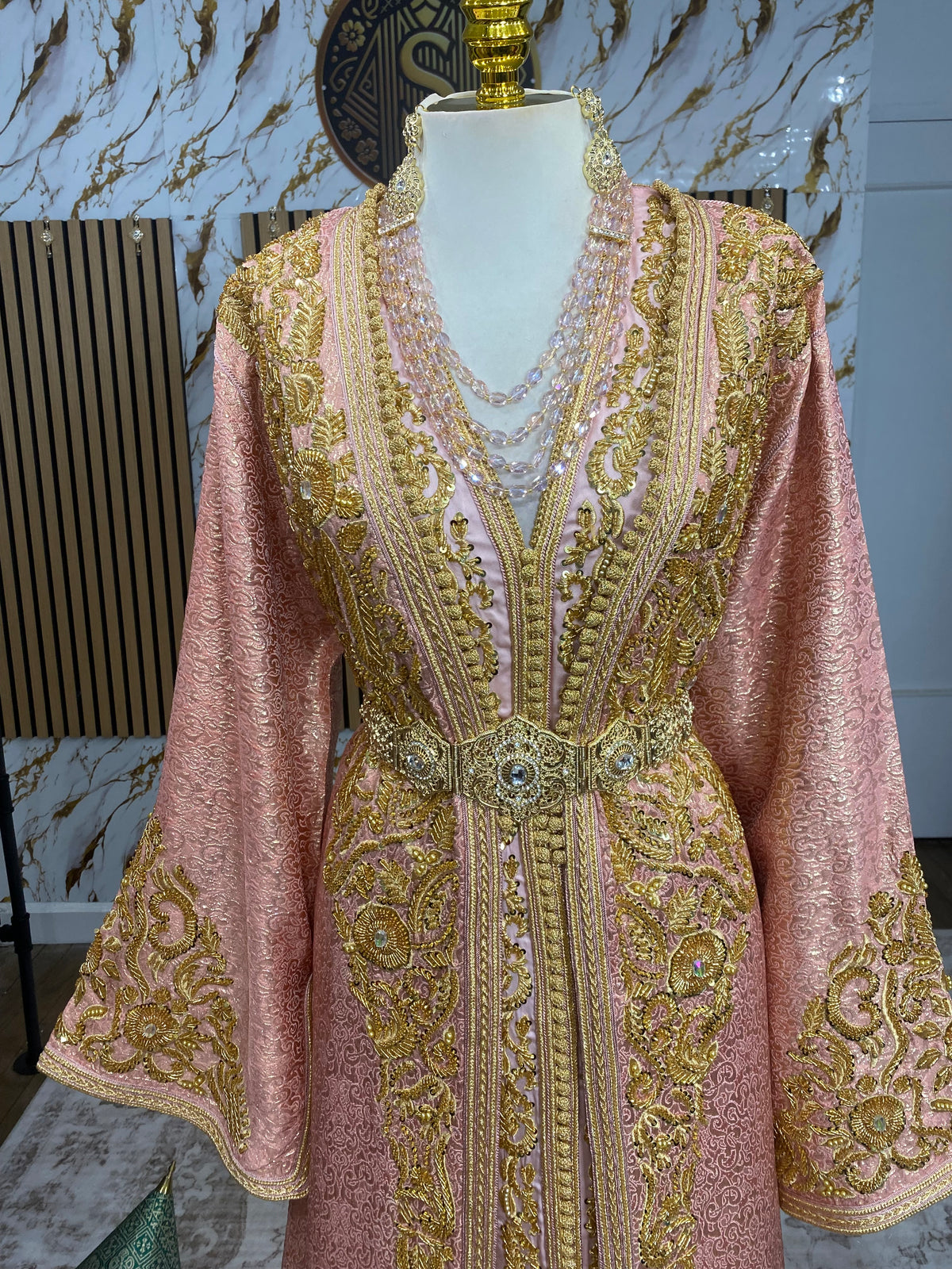 Brocart rose - Negafa