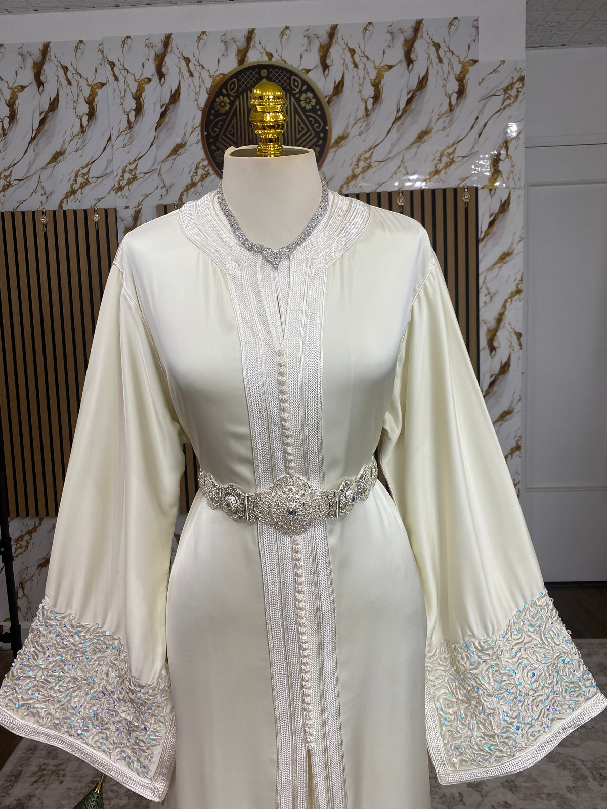 Drap de soie - Blanche