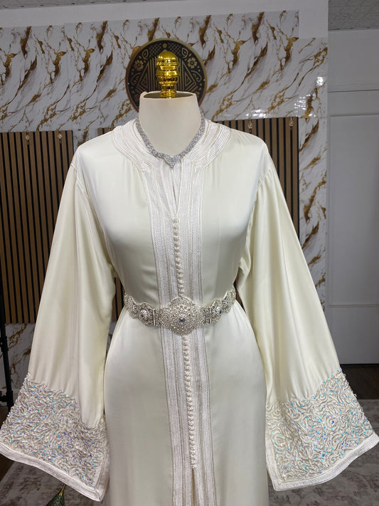 Drap de soie - Blanche