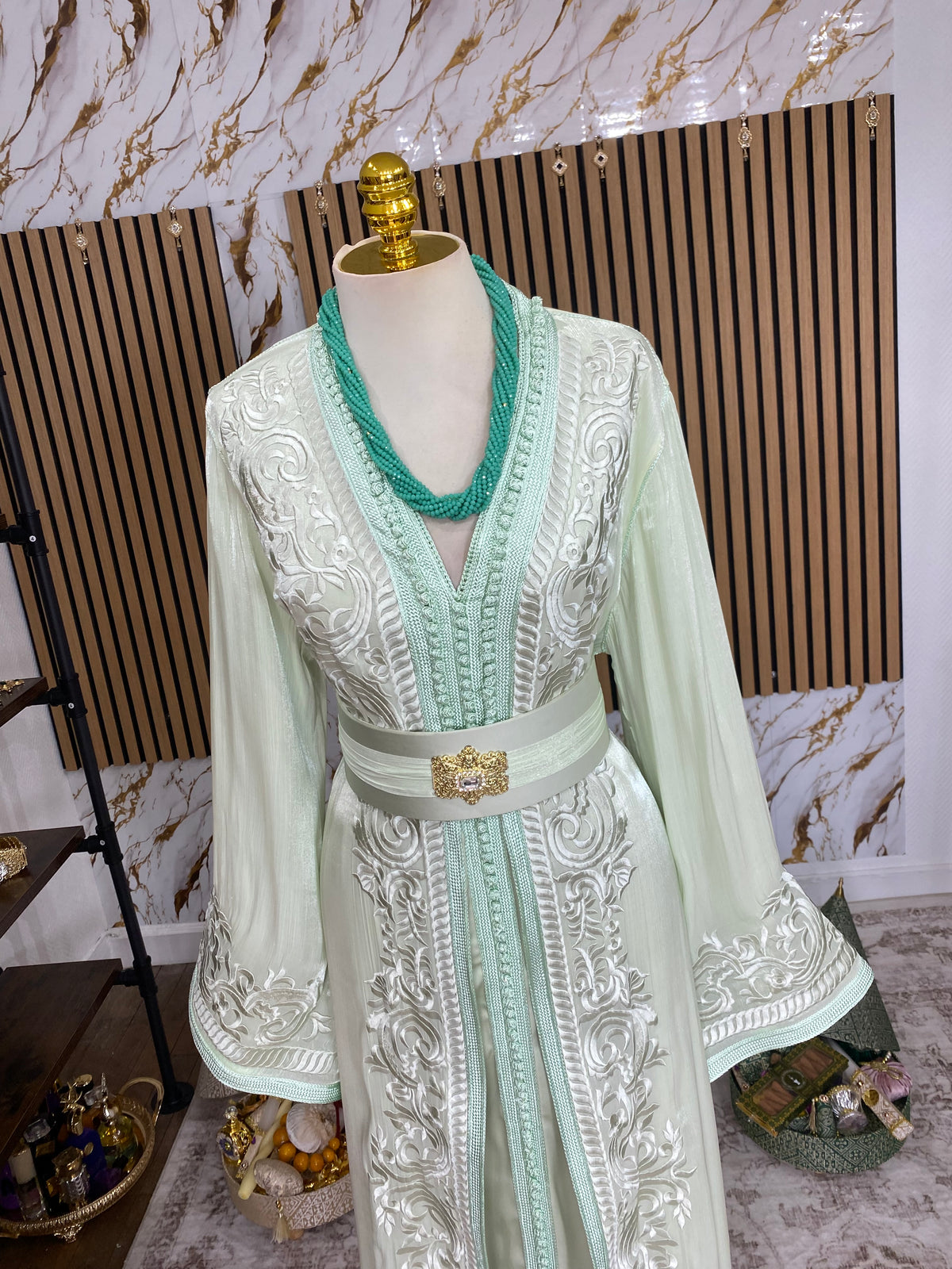 Organza brodée