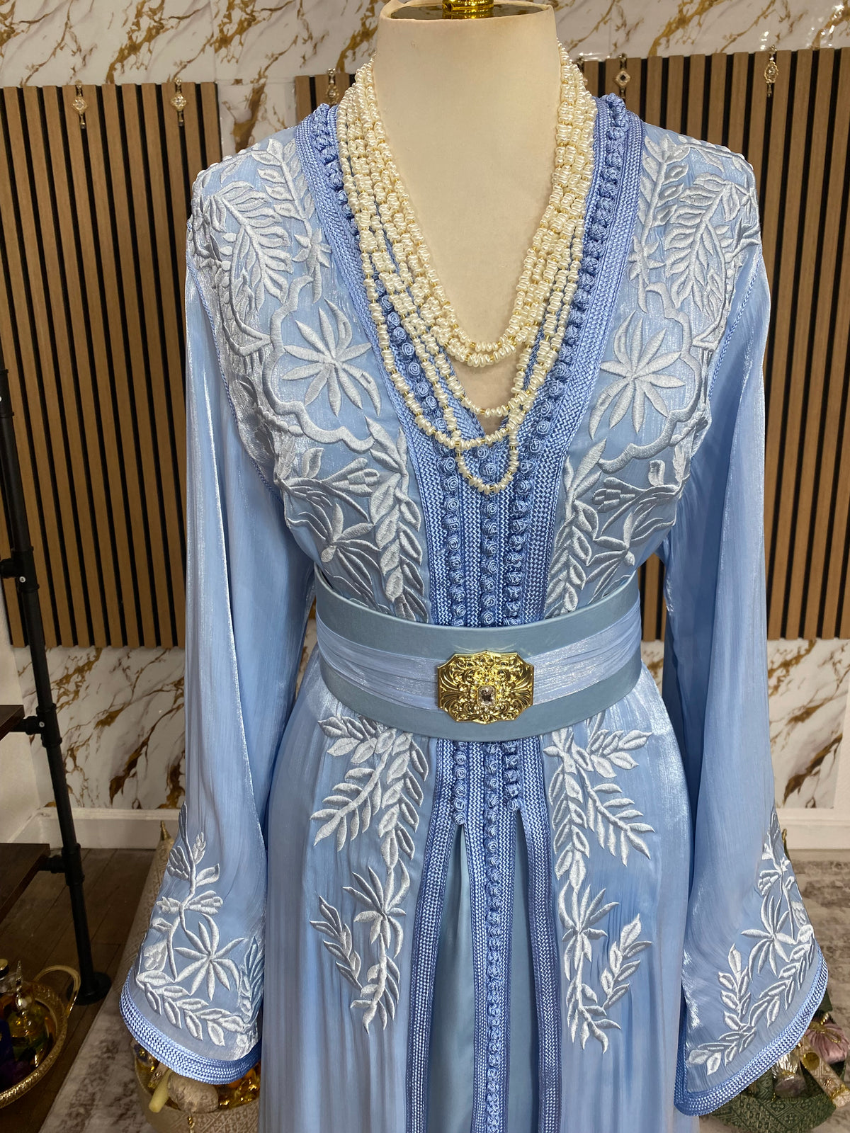 Organza brodée