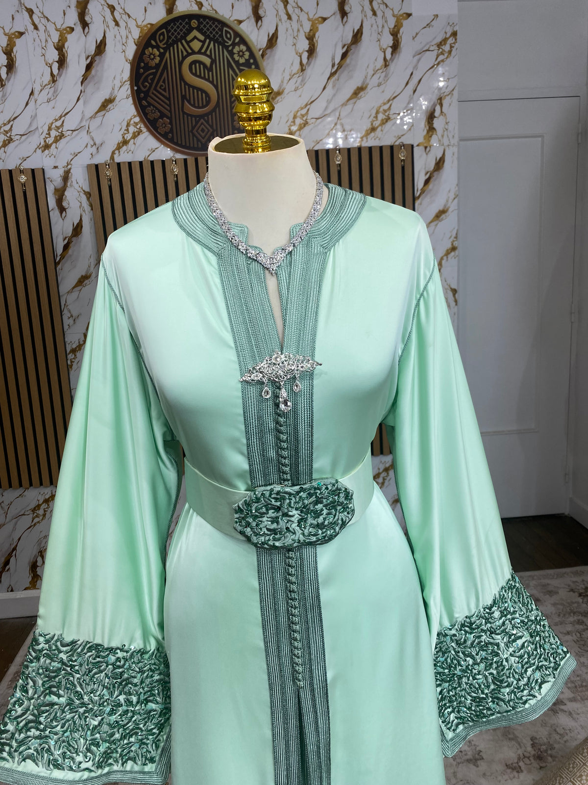 Drap de soie - Anis