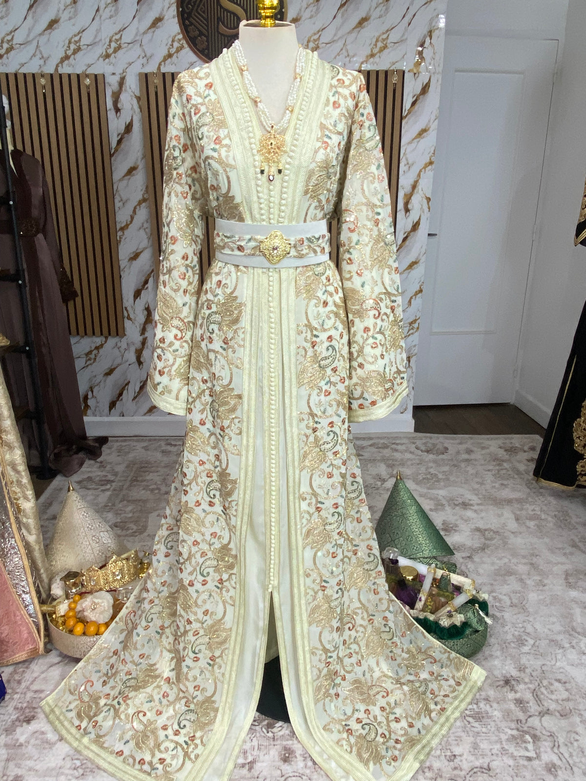 Sari jaune banane