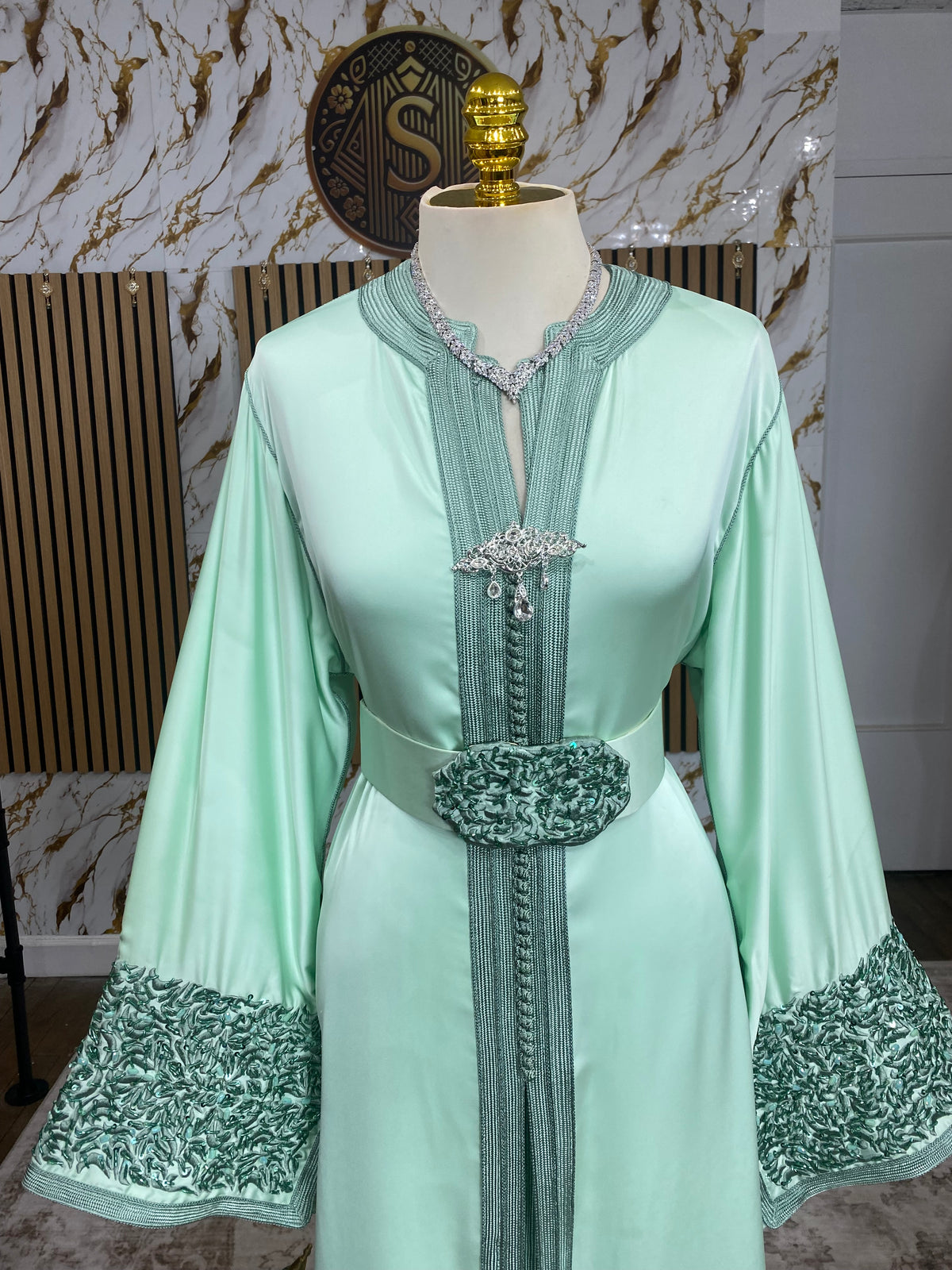Drap de soie - Anis