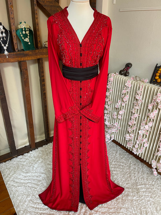 Caftan Mounassaba Rouge