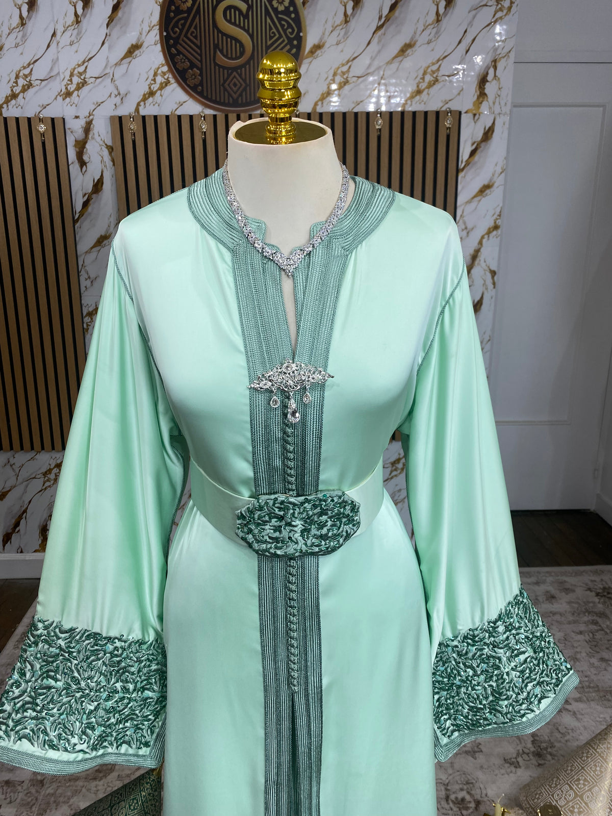 Drap de soie - Anis