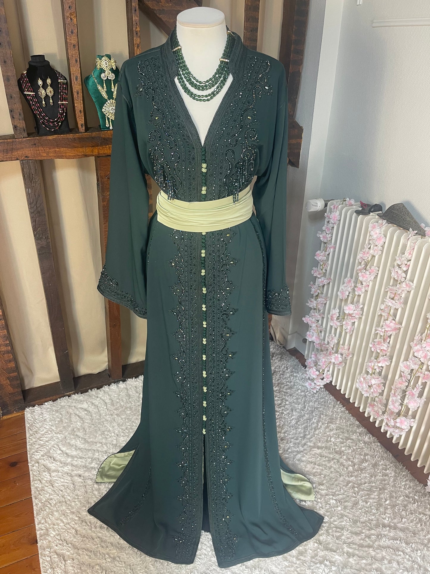Caftan Mounassaba Vert