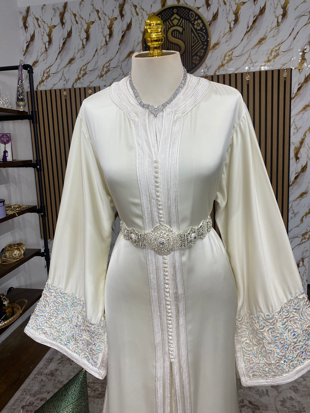 Drap de soie - Blanche