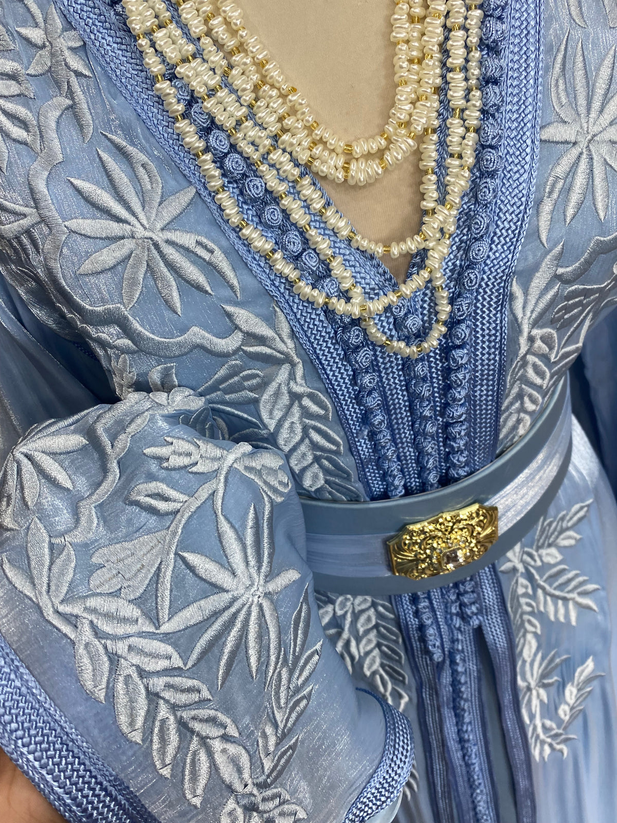 Organza brodée