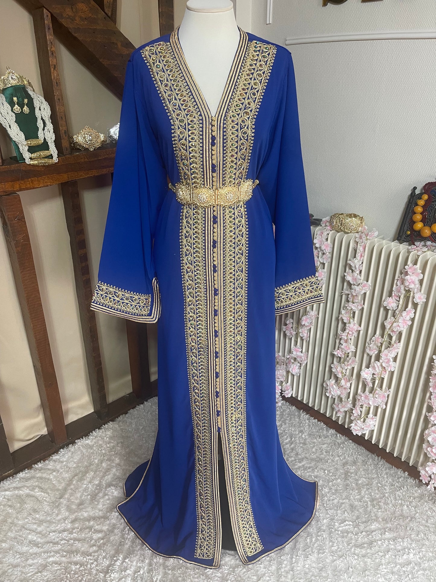 Caftan Mounasaba Bleu