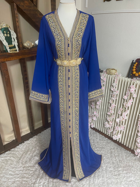 Caftan Mounasaba Bleu