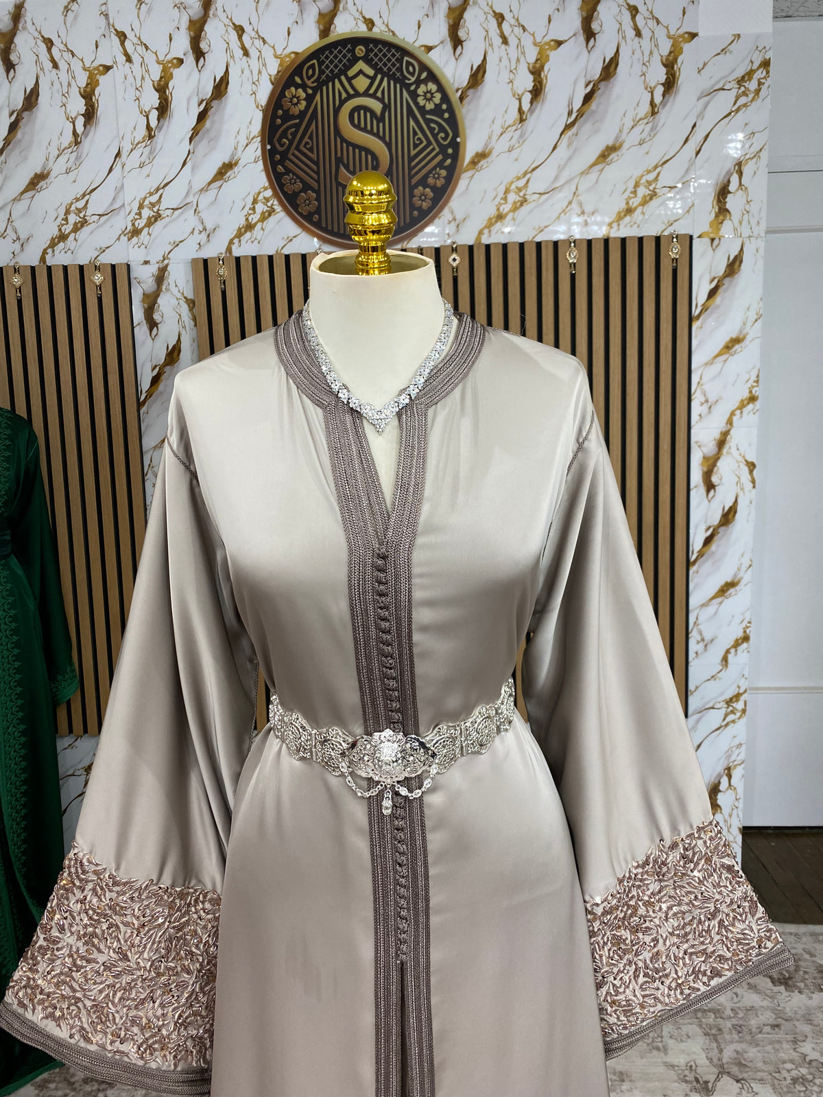 Drap de soie - Taupe