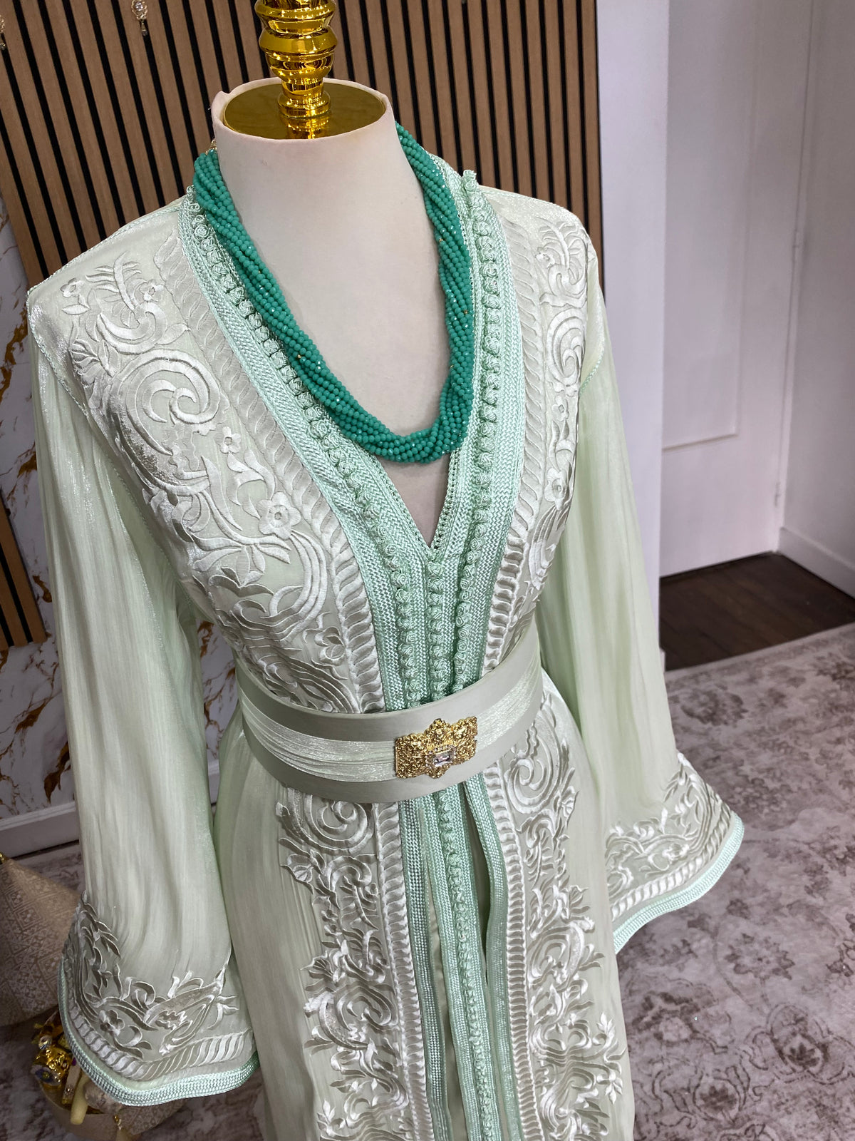 Organza brodée