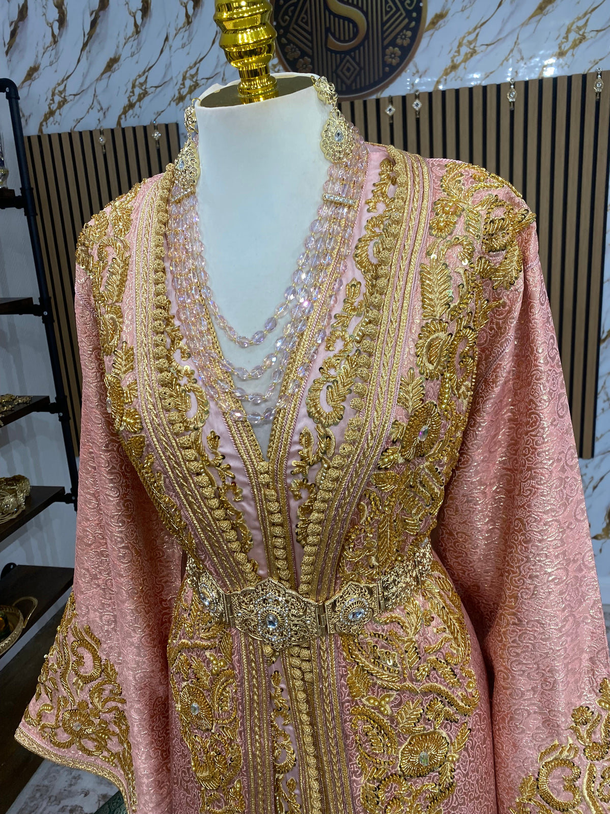 Brocart rose - Negafa