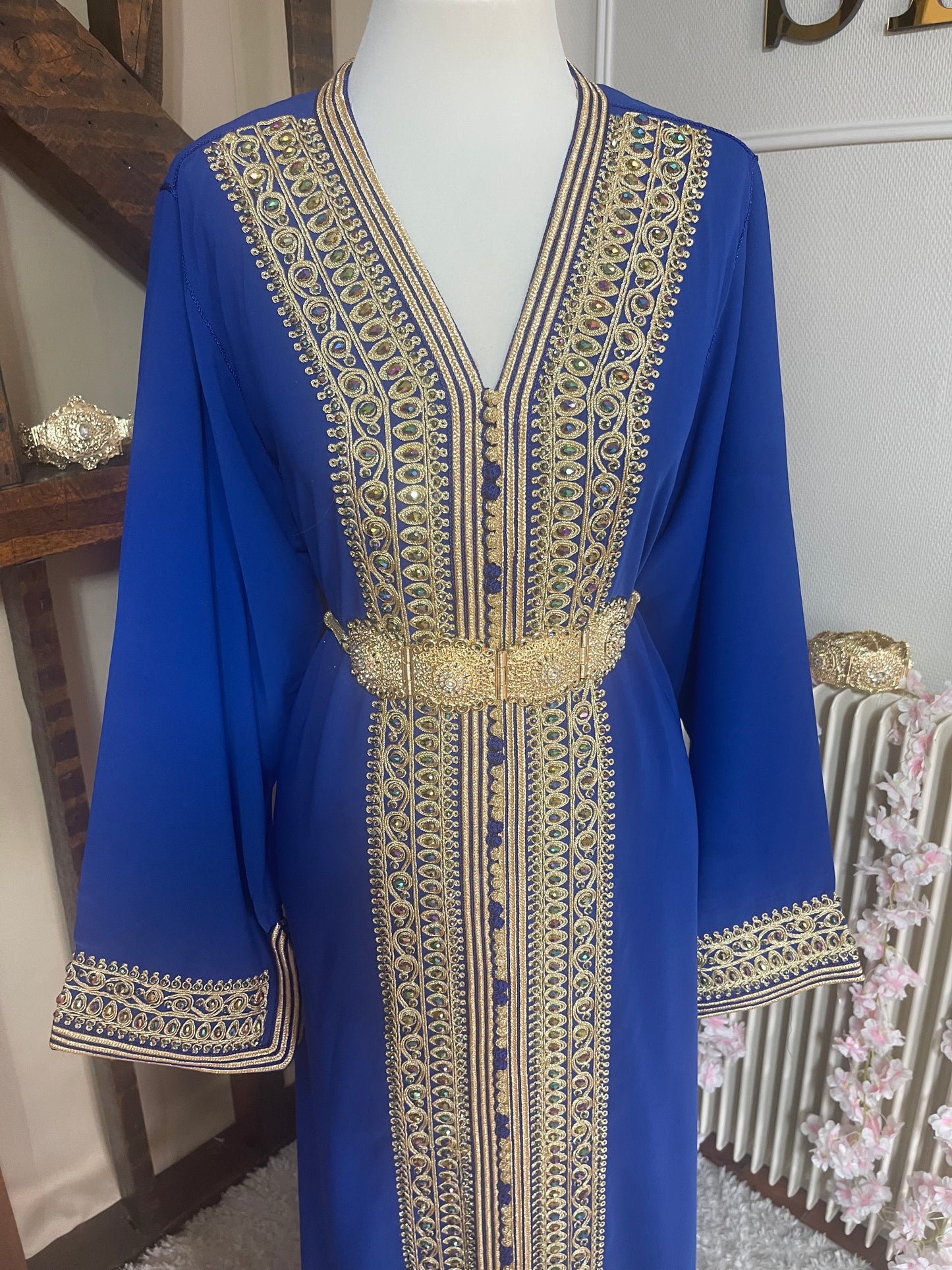 Caftan Mounasaba Bleu