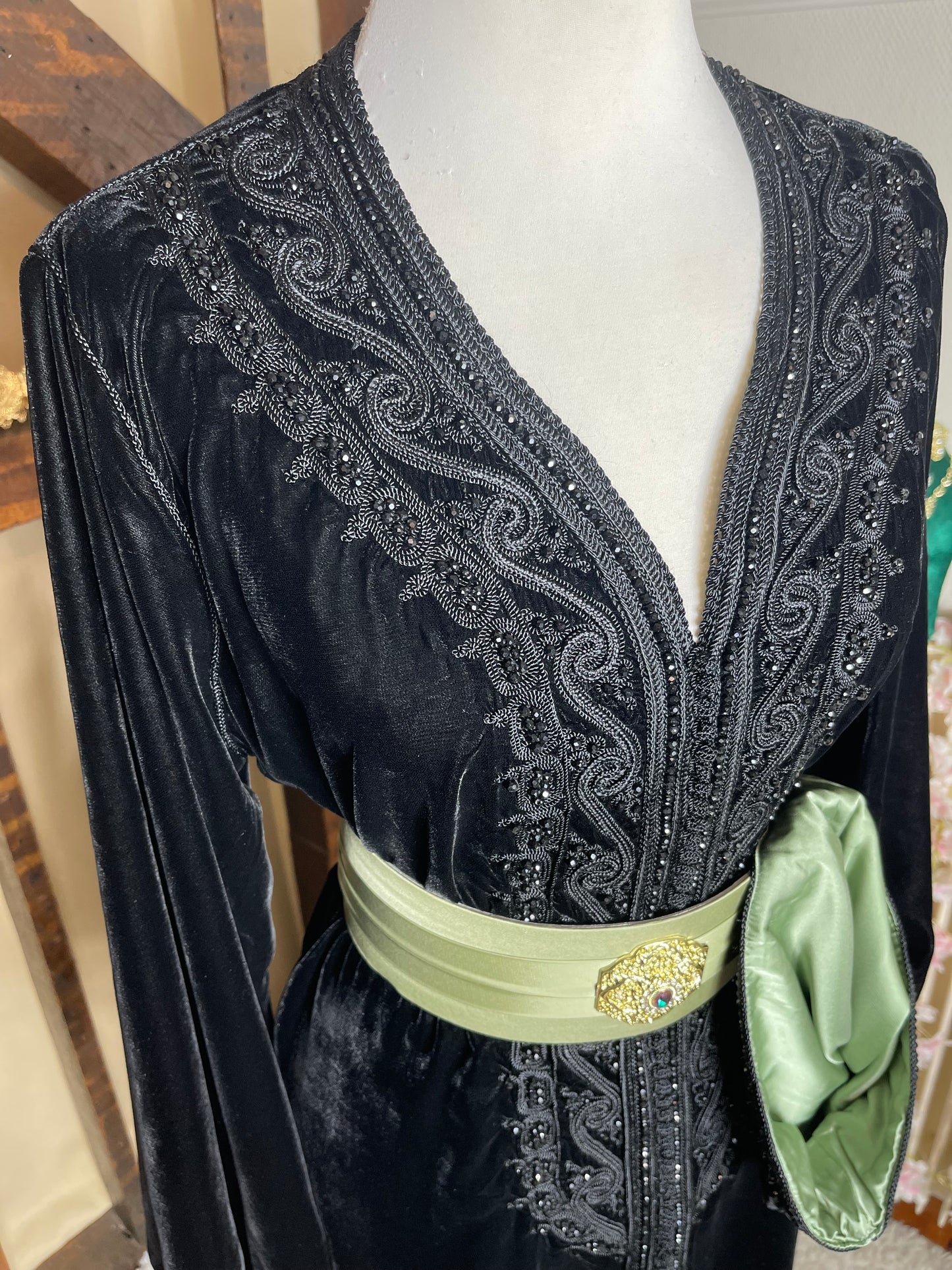 Caftan Velours Noir DV