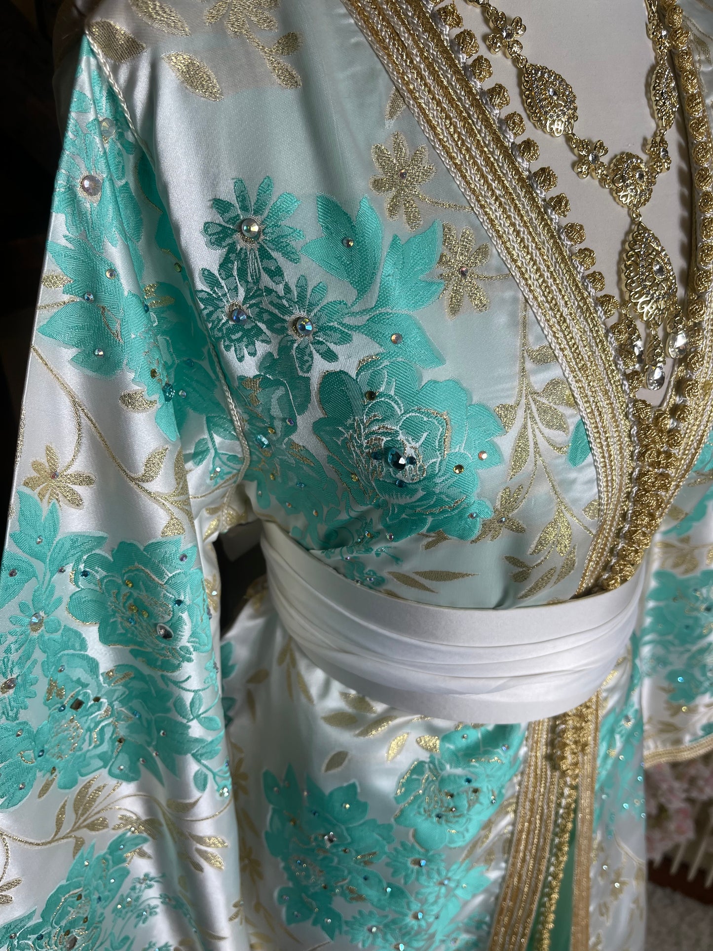 Takchita Brocart Turquoise