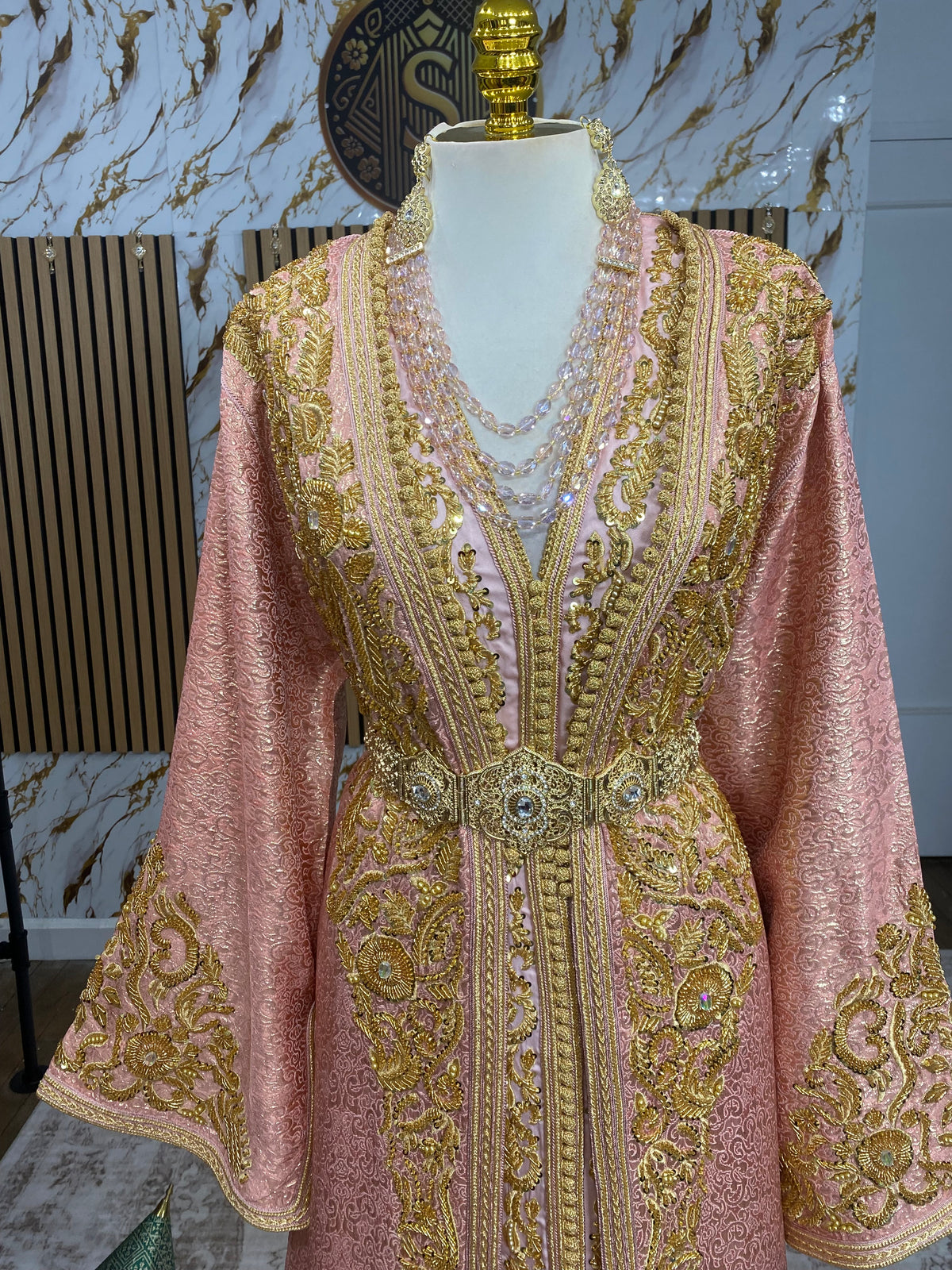 Brocart rose - Negafa