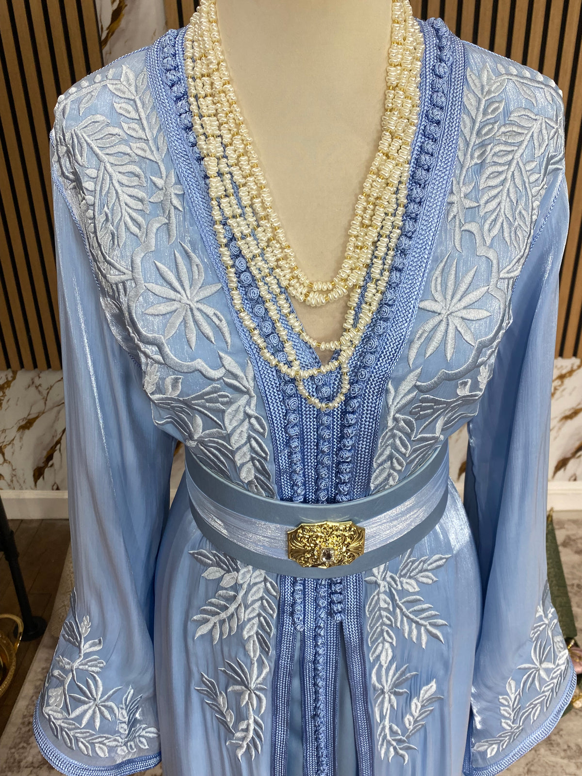 Organza brodée