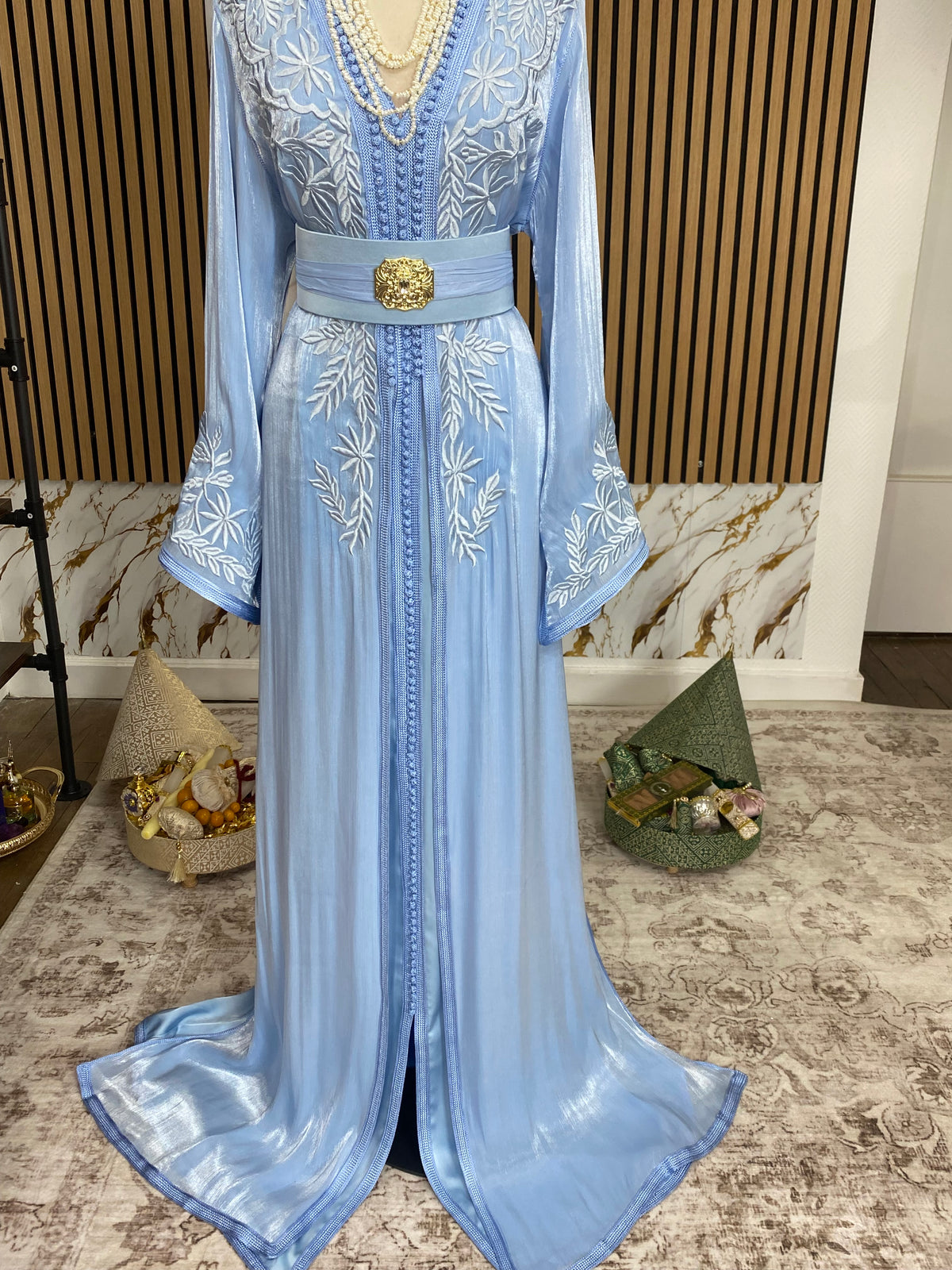 Organza brodée