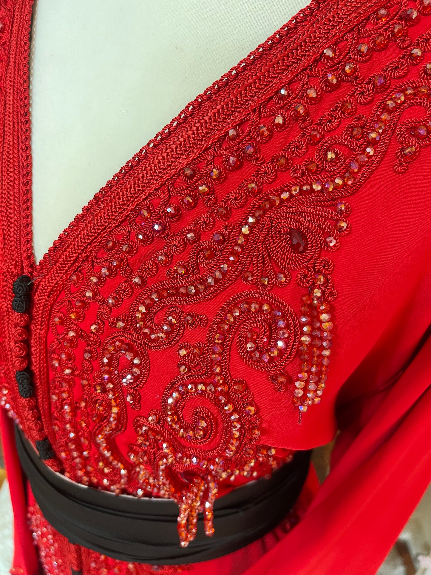 Caftan Mounassaba Rouge