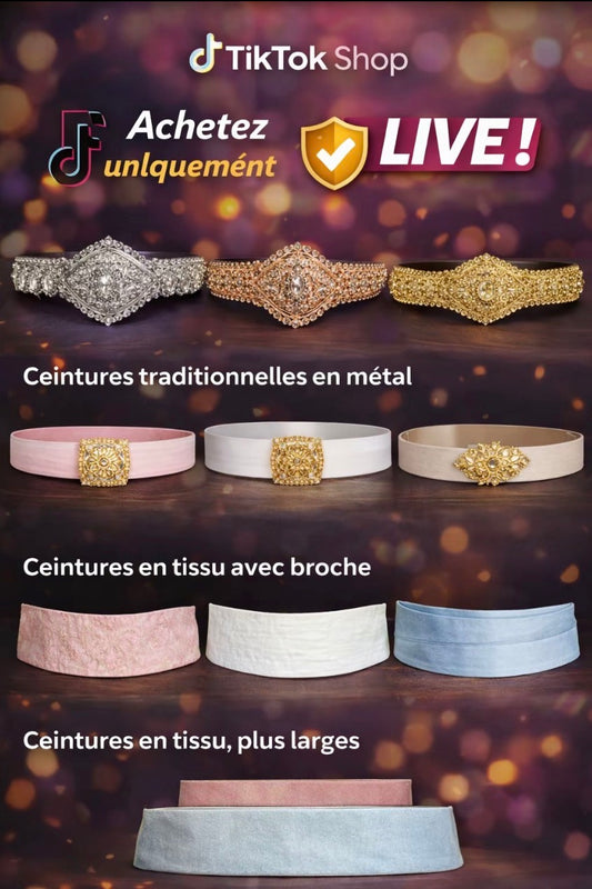 Ceinture en LIVE