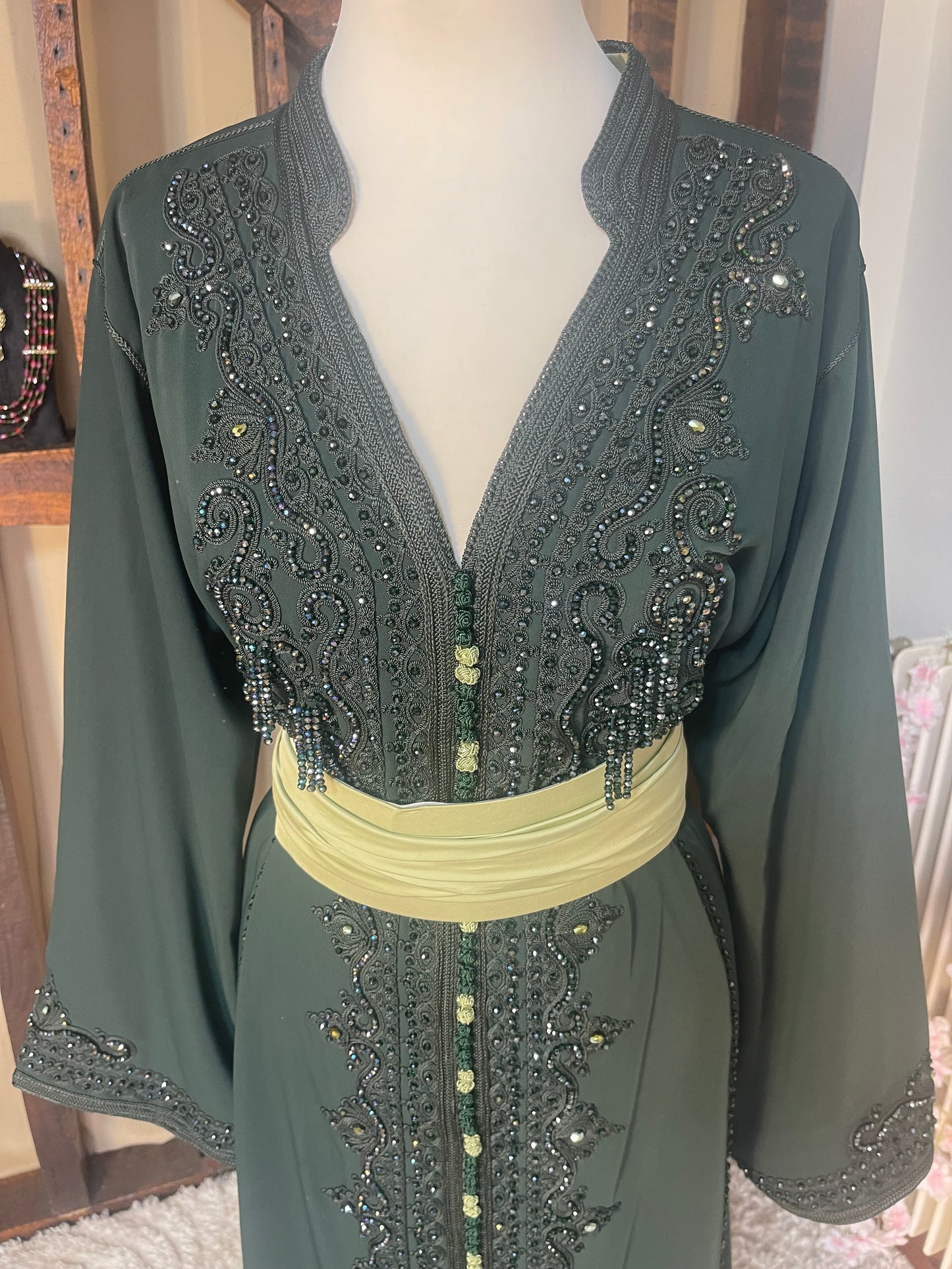 Caftan Mounassaba Vert