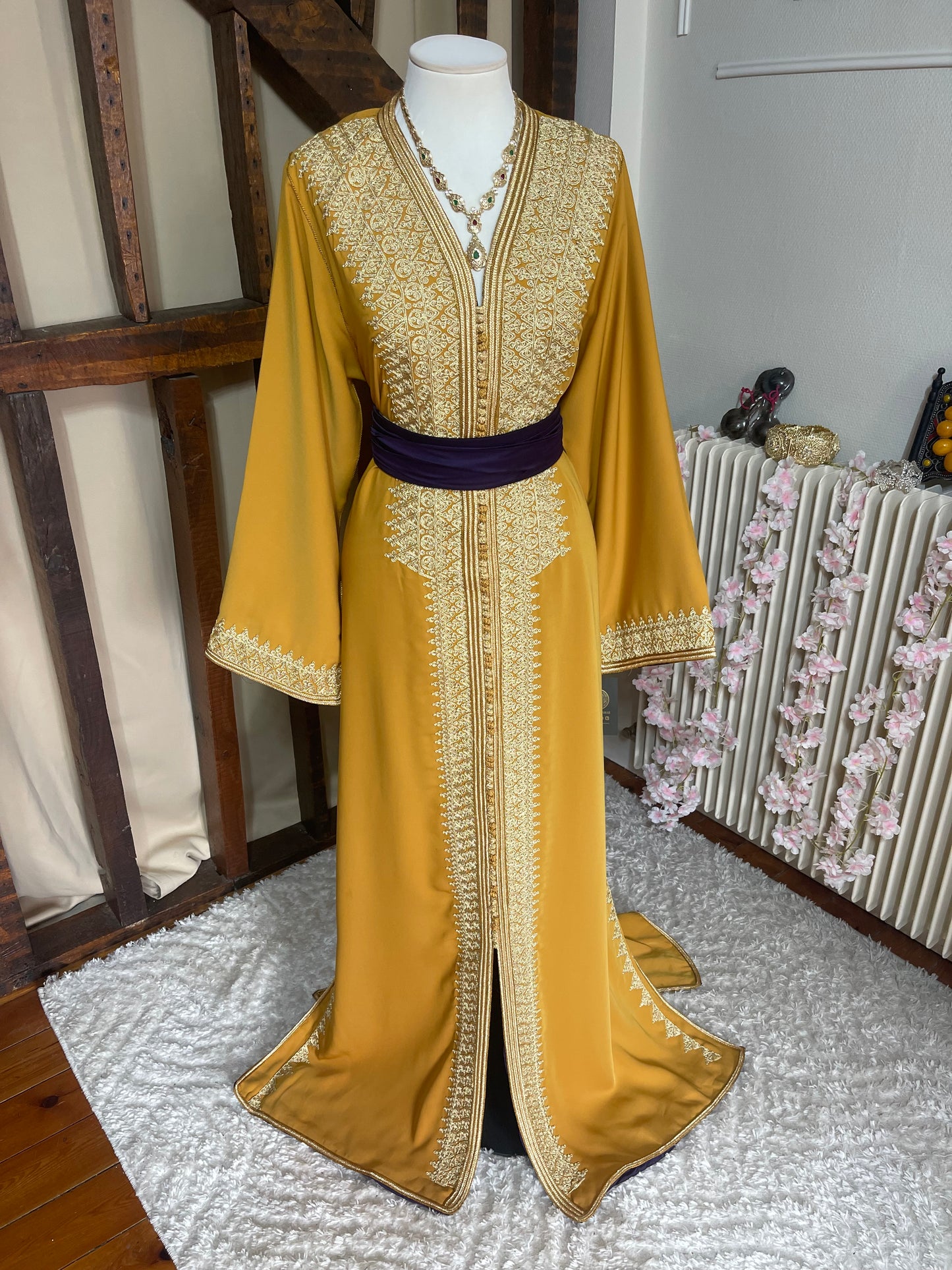 Caftan Mounassaba Jaune M