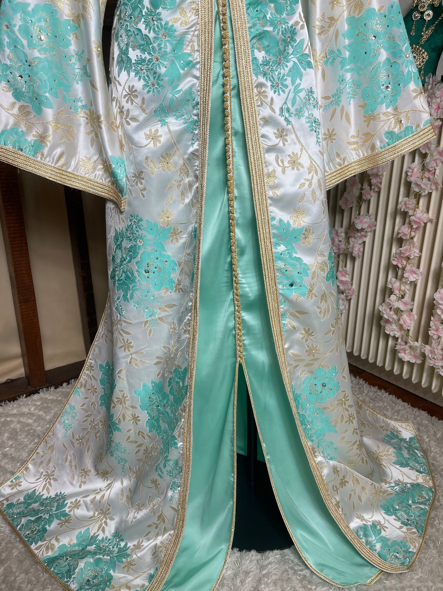 Takchita Brocart Turquoise