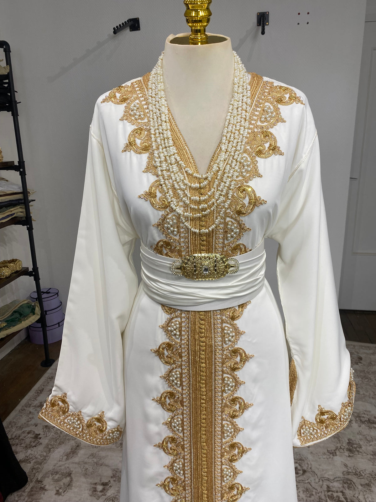 Caftan blanc