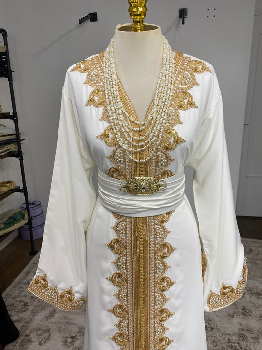 Caftan blanc