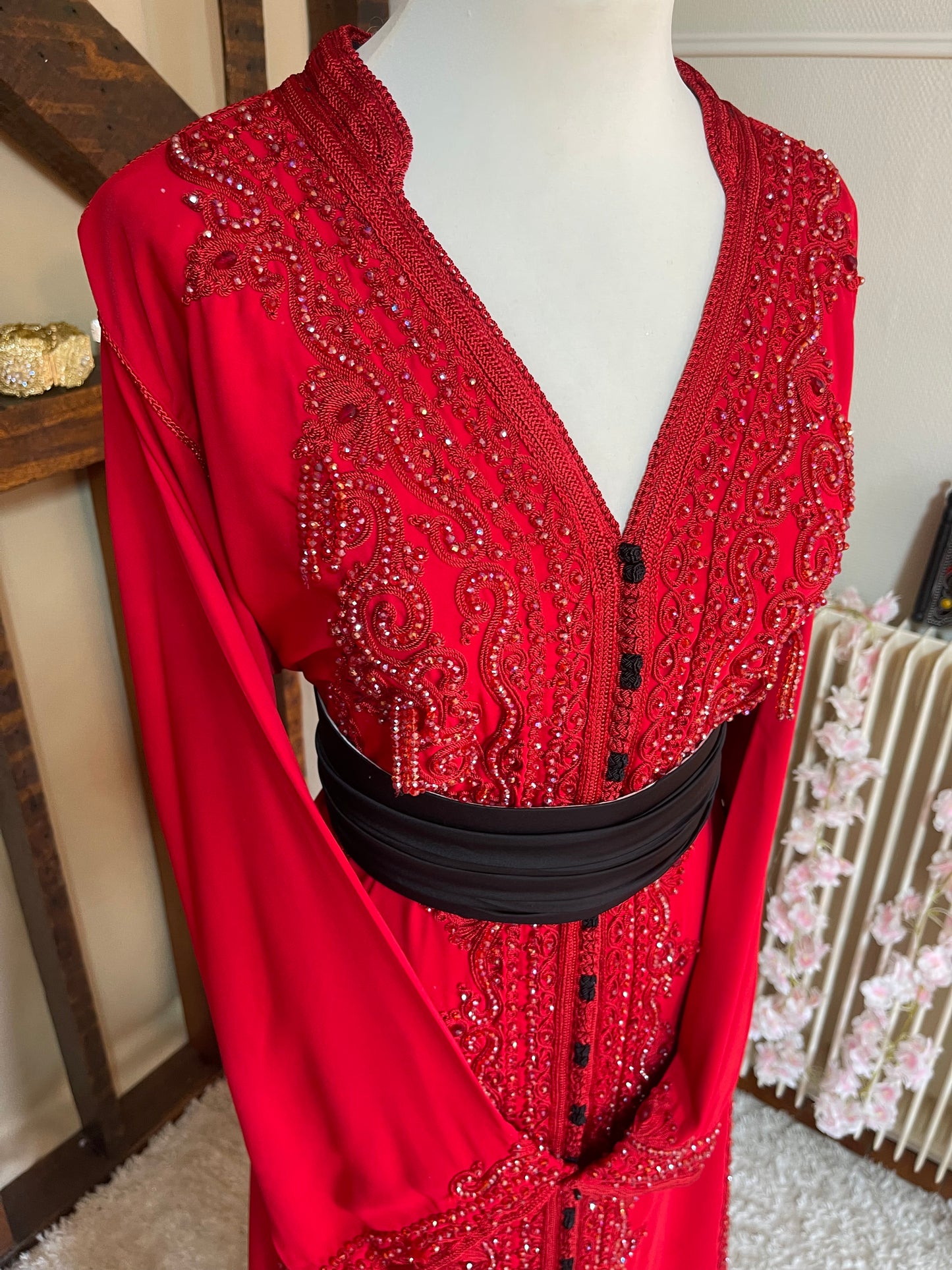 Caftan Mounassaba Rouge