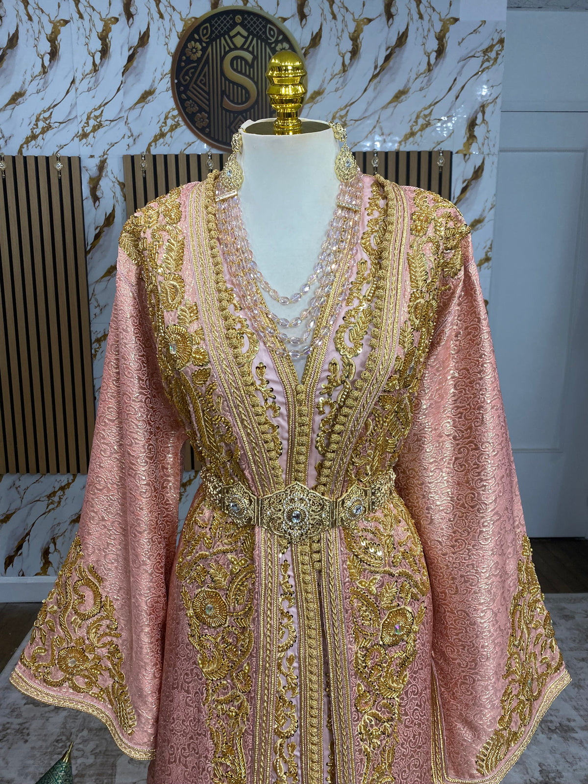 Brocart rose - Negafa