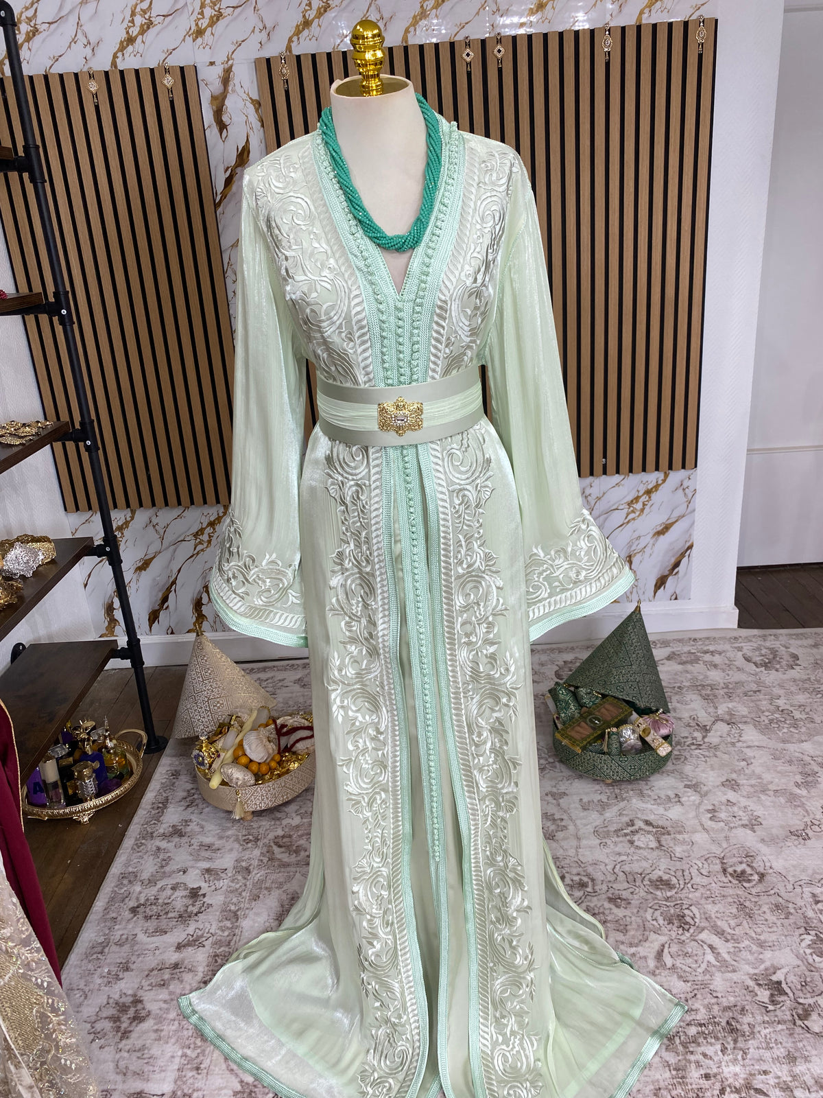 Organza brodée