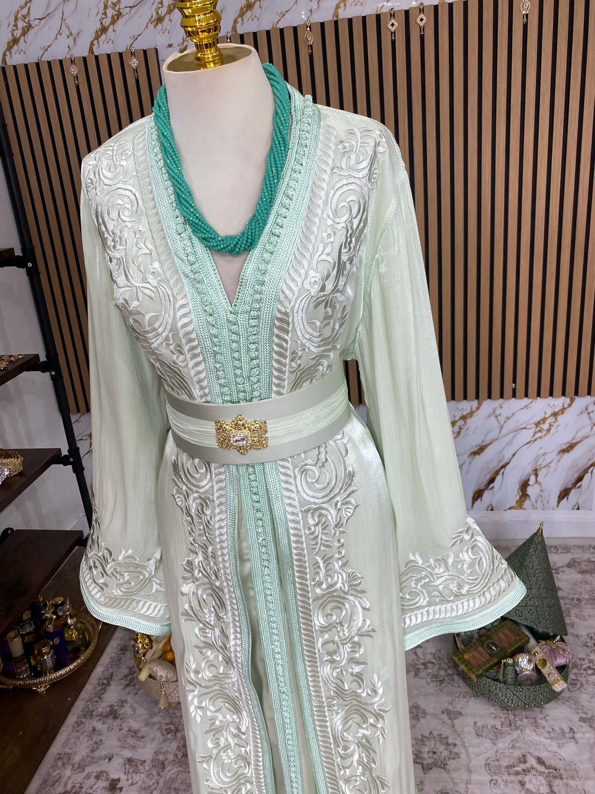 Organza brodée