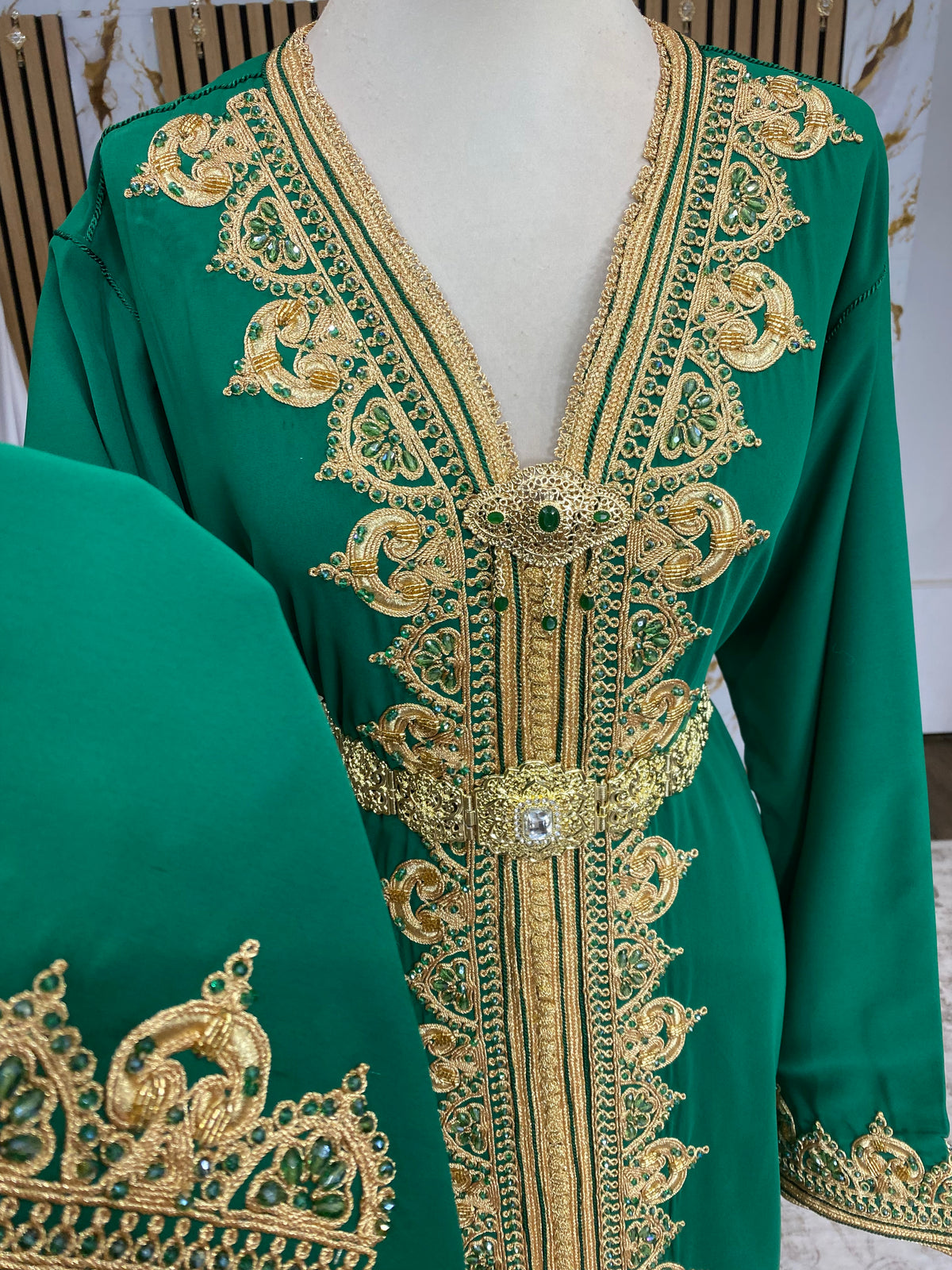 Caftan vert Royale