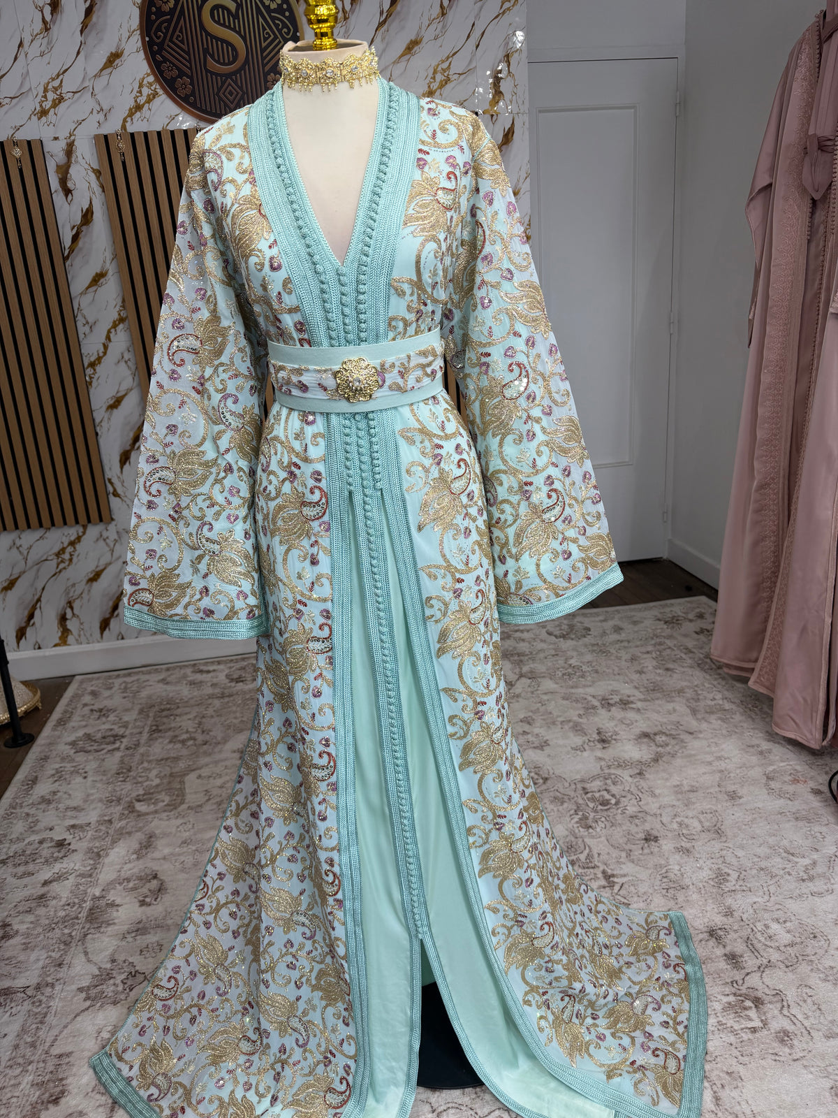 Sari turquoise